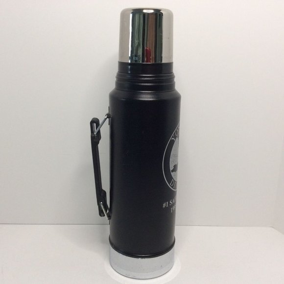 Vintage Aladdin Stanley Vacuum Bottle Black 24oz A944DH Yosemite Division - Picture 4 of 6